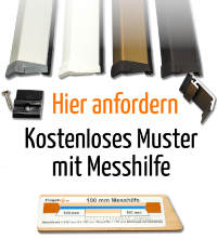 Hier Flügelabdeckprofil Muster anfordern
